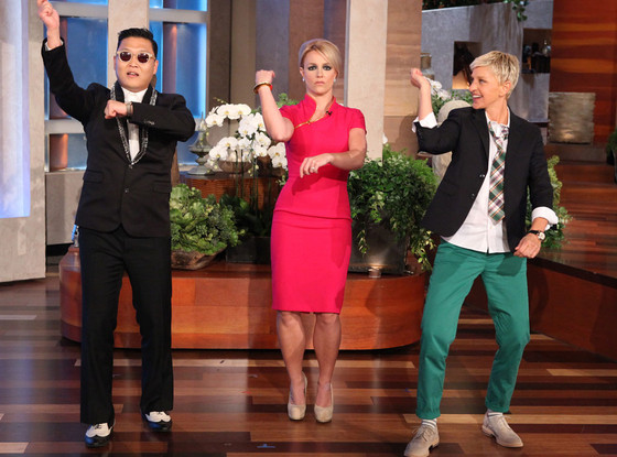 PSY, Britney Spears, The Ellen DeGeneres Show PSY, Britney Spears, The Ellen DeGeneres Show
